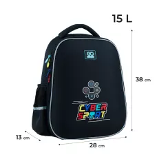 Рюкзак GoPack Education напівкаркасний GO24-165M-5 Cyber Sport