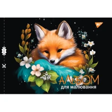 Альбом для малювання, А4 28 арк. 100г/м2, скоба з перфорацією, 130562 YES