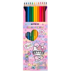 Олівці кольорові, 12 шт. Hello Kitty HK24-051 Kite