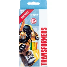 Олівці кольорові, 12 шт. Transformers TF24-051 Kite