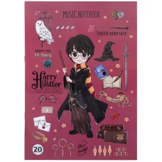 Зошит для нот А4, 20арк, Harry Potter HP24-404 Kite