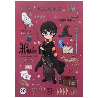 Зошит для нот А4, 20арк, Harry Potter HP24-404 Kite