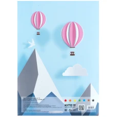 Набір паперу та картону A4 (7+7), папка, K24-1256 Kite