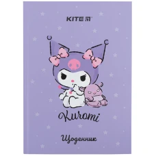 Щоденник шкільний, тверда обкл, Kuromi HK24-262-4 Kite