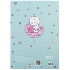 Щоденник шкільний, тверда обкл, Rainbow Catcorn K24-262-6 Kite