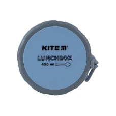 Ланчбокс круглий 450 мл, блакитний K23-187-2 Kite
