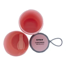 Ланчбокс круглий 450 мл, рожевий K23-187-3 Kite