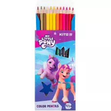 Олівці кольорові двосторонні, 12 шт. My Little Pony LP24-054 Kite