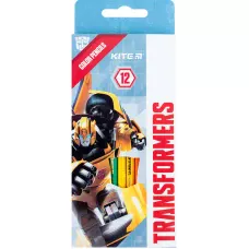 Олівці кольорові, 12 шт. Transformers TF24-051 Kite