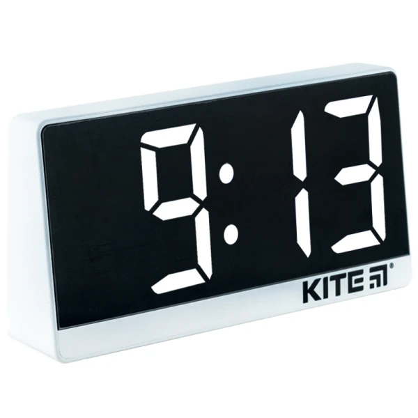 Годинник електронний цифровий, білий, K24-488-2 Kite