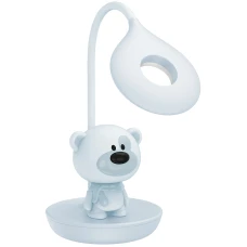 Настільна лампа LED з акумулятором Bear, блакитний K24-492-2-3 Kite