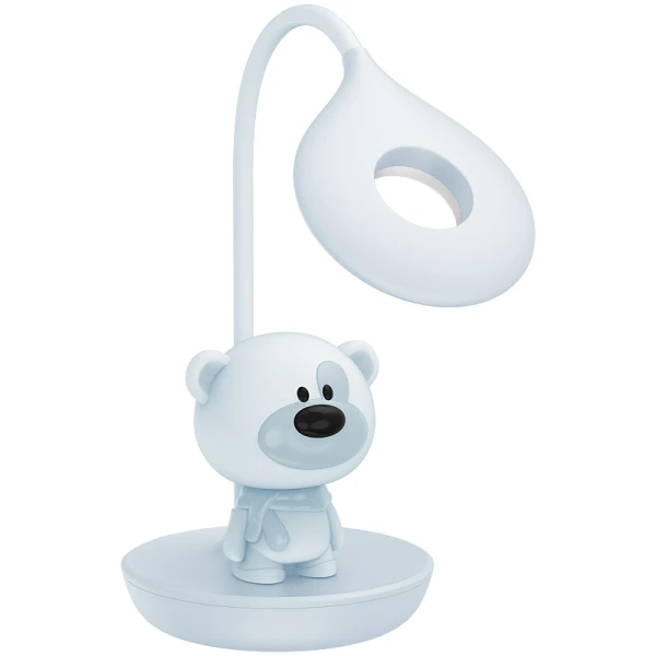 Настільна лампа LED з акумулятором Bear, блакитний K24-492-2-3 Kite