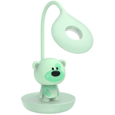 Настільна лампа LED з акумулятором Bear, зелений K24-492-2-4 Kite