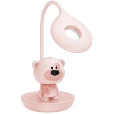 Настільна лампа LED з акумулятором Bear, рожевий K24-492-2-2 Kite