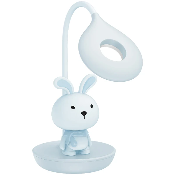 Настільна лампа LED з акумулятором Bunny, блакитний K24-492-1-3 Kite