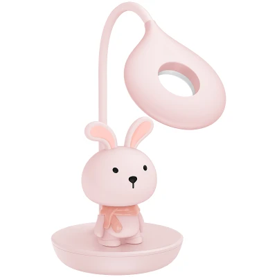 Настільна лампа LED з акумулятором Bunny, рожевий K24-492-1-2 Kite