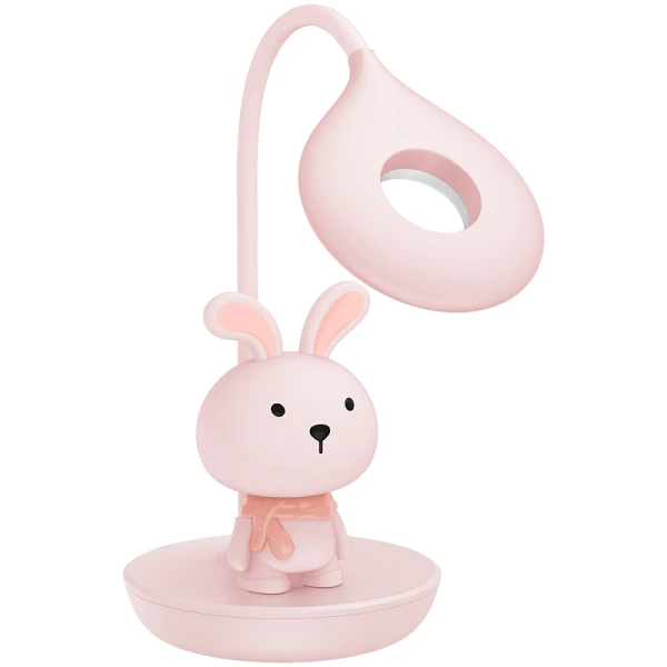Настільна лампа LED з акумулятором Bunny, рожевий K24-492-1-2 Kite