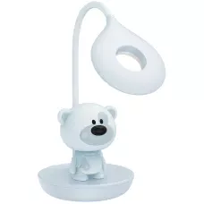 Настільна лампа LED з акумулятором Bear, блакитний K24-492-2-3 Kite