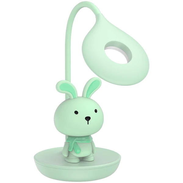 Настільна лампа LED з акумулятором Bunny, зелений K24-492-1-4 Kite