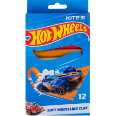 Пластилін восковий, 12 кольорів, 200 г. Hot Wheels HW23-086 Kite