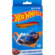 Пластилін восковий, 12 кольорів, 200 г. Hot Wheels HW23-086 Kite