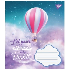 Зошит А5/12 арк кліт YES Let your dreams, 766919