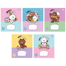 Зошит А5/12 арк коса YES Line Friends. Sweetieland, 766935