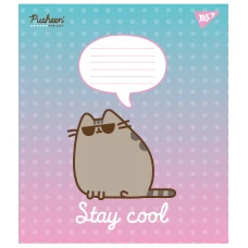 Зошит А5/12 арк коса YES Pusheen, 766937