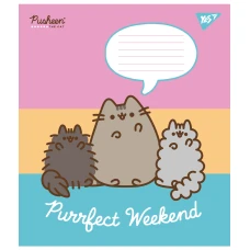 Зошит А5/12 арк коса YES Pusheen, 766937