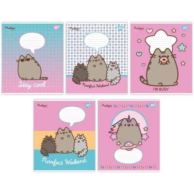 Зошит А5/12 арк лінія YES Pusheen, 766951