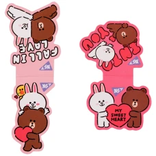 Закладки магнітні YES "Line Friends Sweet heart", 2шт, 708107