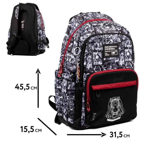 Рюкзак шкільний YES TS-47 "Anime" 45,5*31,5*15,5см., 559616