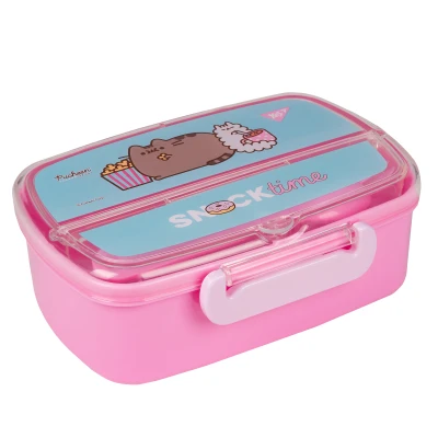 Контейнер для їжі YES Pusheen 750 мл, з приладдям, 708161