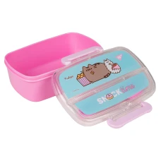 Контейнер для їжі YES Pusheen 750 мл, з приладдям, 708161