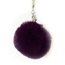 Брелок YES з пушком “Maroon Fluffy”, 558118