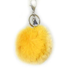 Брелок YES з пушком “Yellow Fluffy”, 558117