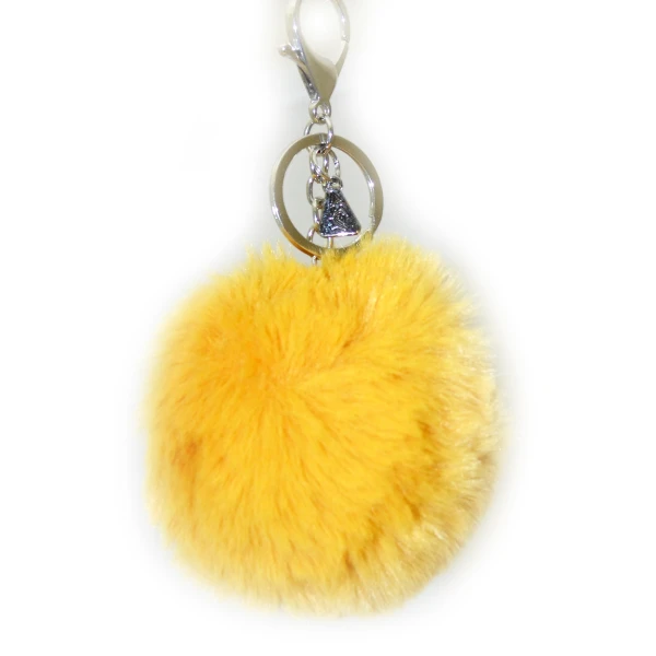 Брелок YES з пушком “Yellow Fluffy”, 558117