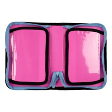 Пенал твердий 1Вересня одинарний з двома клапанами HP-04 Pink and Blue 533456