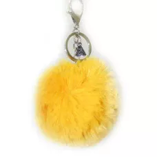 Брелок YES з пушком “Yellow Fluffy”, 558117