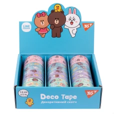 Стрічка паперова самоклеюча "Line Friends", 1,5cм*5м., 742880