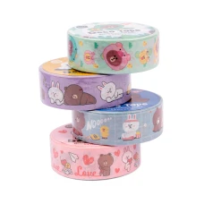 Стрічка паперова самоклеюча "Line Friends", 1,5cм*5м., 742880