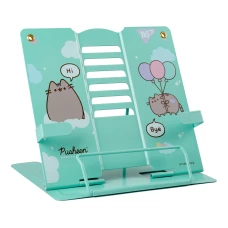 Підставка для книг з додатковими фіксаторами YES Pusheen, металева 470517