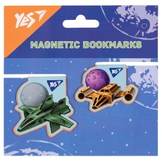 Закладки магнітні YES "Super Space", 2шт, 708116