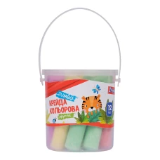 Крейда кольорова Jumbo, 12 шт., в відрі 