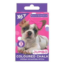 Крейда кольорова Jumbo, 3 шт., 