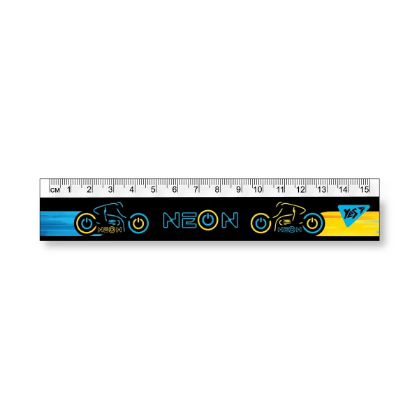 Лінійка пластикова, 15см. з нанесенням "Ultrex" 370607 YES
