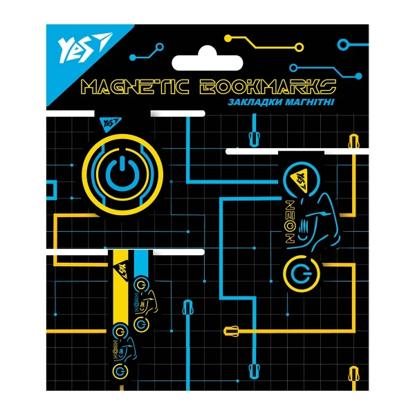 Закладки магнітні YES "Ultrex", 3шт, 707730