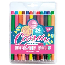 Фломастери 24 кол. Sweet Cream, на водній основі, 650507 YES (ТЕРМІН)