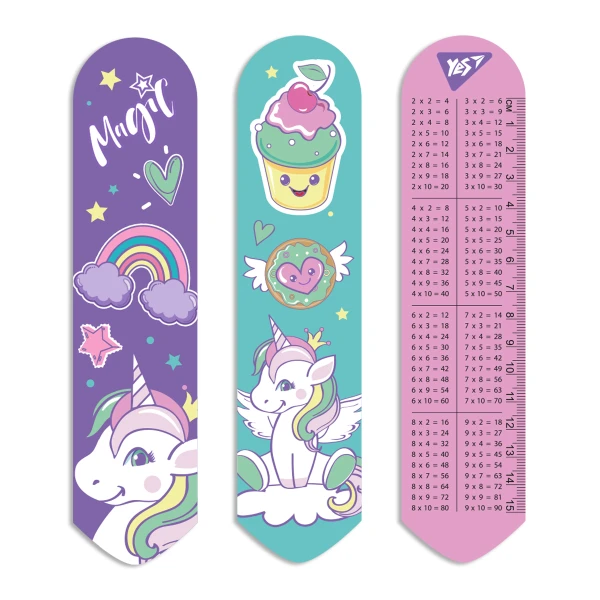 Закладка для книг 2D "Glamour unicorn", 708154 YES