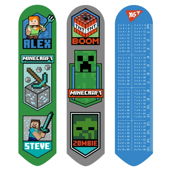 Закладка для книг 2D "Minecraft Heroes", 708129 YES